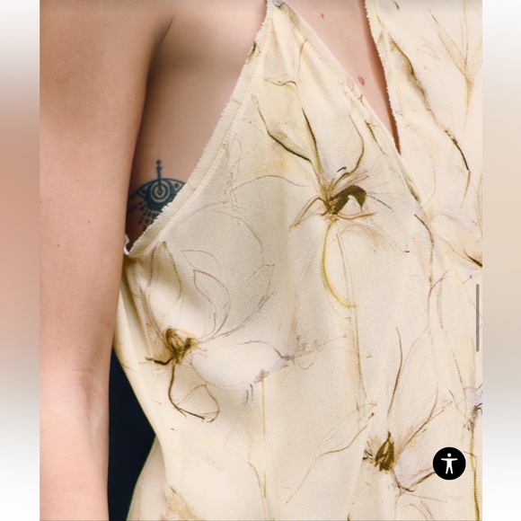 Zara Long Printed Dress ZW Collection NWT - Picture 7 of 12